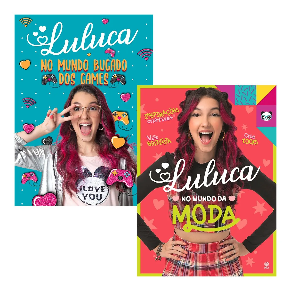 Luluca - Mundo Da Moda + Mundo Bugado Games - Kit 2 Livros